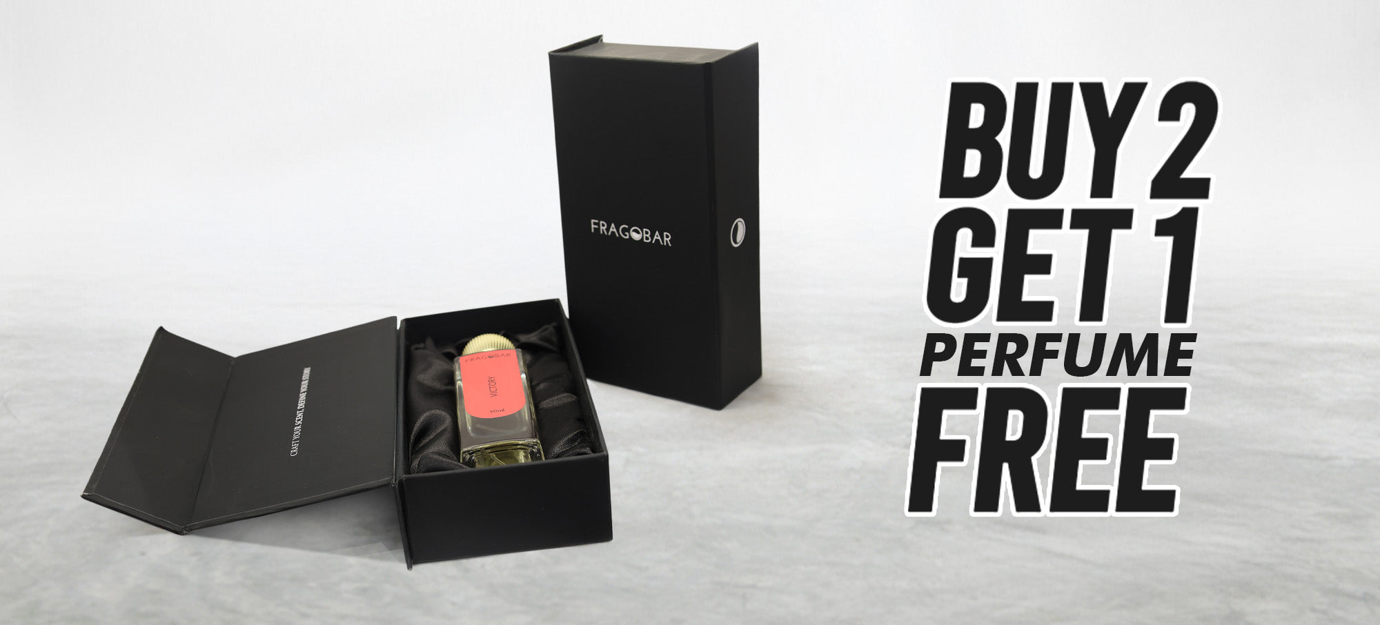 Fragobar Perfume Buy 2 Get 1 Free Banner – Exclusive Fragrance Offer